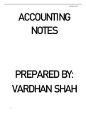 GCSE ACCOUNTING COMPLETE NOTES 