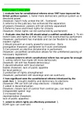 A-level Politics - Paper 2 essay plans