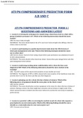 ATI PN COMPREHENSIVE PREDICTOR REVIEW FORMS&colon; A&comma; B & C COMBINED Latest 2020&sol;21 and 100&percnt; Verified With Rationales
