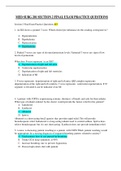 MED SURG 201 Section 2 Final Exam Practice Questions 2022.2023.
