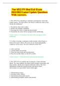  Nur 6512 PN Hesi Exit Exam       2022&sol;2023 Latest Update Questions With Answers&period;
