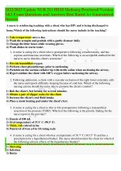 2022&sol;2023 Update NUR 211 HESI Medsurg Proctored Version 1&2 Exam Questions and Answers Best Rated A&plus; Guaranteed Success