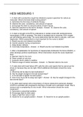 HESI MEDSURG1 Questions And Answers 2022&sol;2023