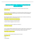BioChem C785 - WGU - Module 2 - all questions and answers latest 2021
