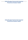 Anita Douglas Community Acquired Pneumonia Shadow Health