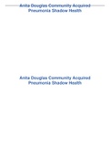 Anita Douglas Community Acquired Pneumonia Shadow Health