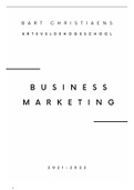 Business Marketing Summary - Business Management: Marketing - Artevelde University College - Second Year