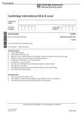 AQA&lowbar;A Level Business Studies Paper 1 Marking Scheme&lowbar;2020 Verified Ans&period;