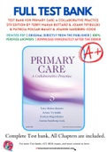 Test Bank For Primary Care: A Collaborative Practice 5th Edition by Terry Mahan Buttaro 9780323355018 Chapter 1-250 Complete Guide.