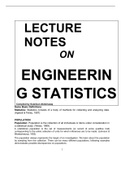Engineering Statistics