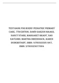 TEST BANK FOR BURNS’ PEDIATRIC PRIMARY CARE, 7TH EDITION, DAWN GARZON MAAKS, NANCY STARR, MARGARET BRADY, NAN GAYLORD, MARTHA DRIESSNACK, KAREN DUDERSTADT, ISBN: 9780323581967, ISBN: 9780323677004