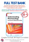 Test Bank For Understanding Pharmacology&colon; Essentials for Medication Safety 2nd Edition by M&period;Linda Workman&semi; Linda LaCharity 9781455739769 Chapter 1-32 Complete Guide&period;