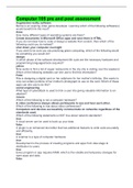 Computer 105 pre and post assessment &lpar;Answered&rpar; 100&percnt;