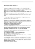ATI mental health practice B Questions And Answers 2022&sol;2023
