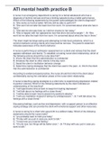 ATI mental health practice B