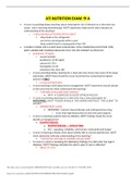 ATI Nutrition exam A and B 2022&sol;2023&comma; Complete solution&period;