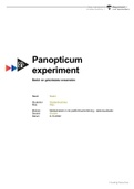 Onderzoeksverslag panopticon experiment