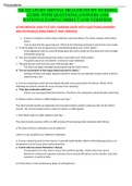 NR 222 ATI RN MENTAL HEALTH STUDY NURSING GUIDE WITH QUESTIONS,ANSWERS AND RATIONALE{100%CORRECT AND VERIFIED}Ati maternity proctored exam latest 2022 100 verified answers download to score a 