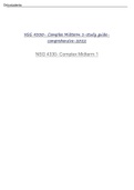 NSG 4330- Complex Midterm1-studyguidecomprehensive-2022NSG 4330- Complex Midterm1
