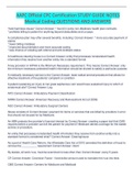 AAPC Official CPC Certification STUDY GUIDE NOTES Medical Coding QUESTIONS AND ANSWERS