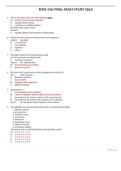 BIOS 256 FINAL EXAM STUDY Q&A &vert; Comprehensive ATI