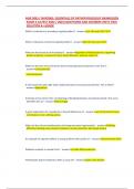 NUR 2063 &sol; NUR2063&colon; ESSENTIALS OF PATHOPHYSIOLOGY RASMUSSEN EXAM 2 &lpar;LATEST 2024 &sol; 2025&rpar; QUESTIONS AND ANSWERS 100 &percnt; PASS  SOLUTION A&plus; GRADE