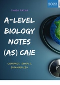 A-Level Biology Notes (AS) CAIE