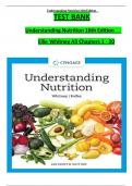 Understanding Nutrition 16th Edition TEST BANK by &lpar;Whitney&sol;Rolfe's&rpar; ISBN&colon; 9780357447512&comma; All 20 Chapters Covered&comma; Verified Latest Edition