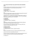Cram NCLEX-PN PRACTICE QUESTIONS AND ANSWERS 2022
