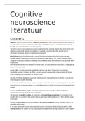 Summary cognitive neuroscience part 1