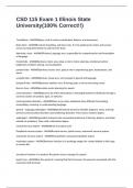 CSD 115 Exam 1 Illinois State University&lpar;100&percnt; Correct&excl;&excl;&rpar;