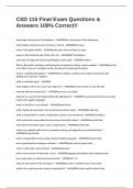CSD 115 Final Exam Questions & Answers 100&percnt; Correct&excl;&excl;