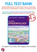 Test Banks For Gordis Epidemiology 6th Edition by David D Celentano&semi; Moyses Szklo&comma; 9780323552295&comma; Chapter 1-20 Complete Guide