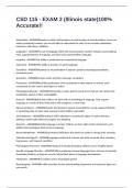 CSD 115 - EXAM 2 &lpar;Illinois state&rpar;100&percnt; Accurate&excl;&excl;