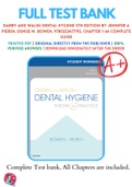 Test Banks For Darby and Walsh Dental Hygiene 5th Edition by Jennifer A Pieren; Denise M. Bowen, 9780323477192, Chapter 1-6 Complete Guide