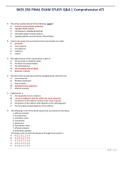 BIOS 256 FINAL EXAM STUDY Q&A &vert; Comprehensive ATI