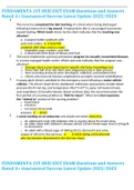FUNDAMENTA 1ST HESI EXIT EXAM Questions and Answers Rated A&plus; Guaranteed Success Latest Update 2022&sol;2023
