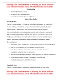 Nursing 503&colon; Fundamentals of Nursing&comma; 01&comma; Week 6 Notes &plus; Case Studies Hershaw Davis 1 Verbal Lecture Notes&colon; Blue
