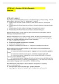 2022 &lpar;complete LETRS Unit 1 - Sessions&rpar; LETRS Unit 1 Sessions 1-8 Assessment Quizzes