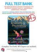 Test Bank For Seeley's Anatomy & Physiology 11th Edition by Cinnamon VanPutte , Jennifer Regan , Andrew Russo , Rod Seeley  9780077736224 Chapter 1-29 Complete Guide.