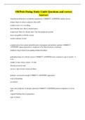 OB&sol;Peds Fisdap Study Guide Questions and correct  Answers