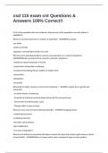 csd 115 exam cnt Questions & Answers 100&percnt; Correct&excl;&excl;