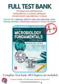Test Bank For Microbiology Fundamentals: A Clinical Approach 4th Edition by Marjorie Kelly Cowan 9781260702439 Chapter 1-22 Complete Guide.