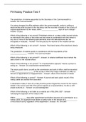 PA Notary Practice Test 1 Questions And Answers 2022&sol;2023