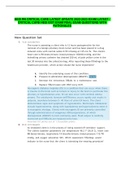 HESI RN CRITICAL CARE LATEST UPDATE 2022-2023 EXAM LATEST &sol; CRITICAL CARE HESI EXIT EXAM REAL EXAM QUESTIONS WITH RATIONALES