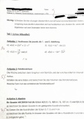 Mathe Klausur Q1 über Vektoren, Rotationskörper und zusammengesetzte e-Funktionen