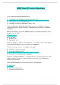 N352 Exam 2 Practice Questions &vert; Answered with Rationales
