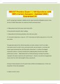 NBCOT Practice Exam 1 &vert; 140 Questions with 100&percnt; Correct Answers &vert; Updated 2024 &vert; Guaranteed A&plus;