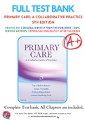 Test Bank for Primary Care: A Collaborative Practice 5th Edition By Terry Mahan Buttaro & JoAnn Trybulski & Patricia Polgar-Bailey & Joanne Sandberg-Cook Chapter 1-250 Complete Guide A+