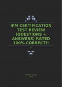 IFM Certification Exam Prep &vert; Practice Questions & Answers &vert; Complete Study Guide & Test Review